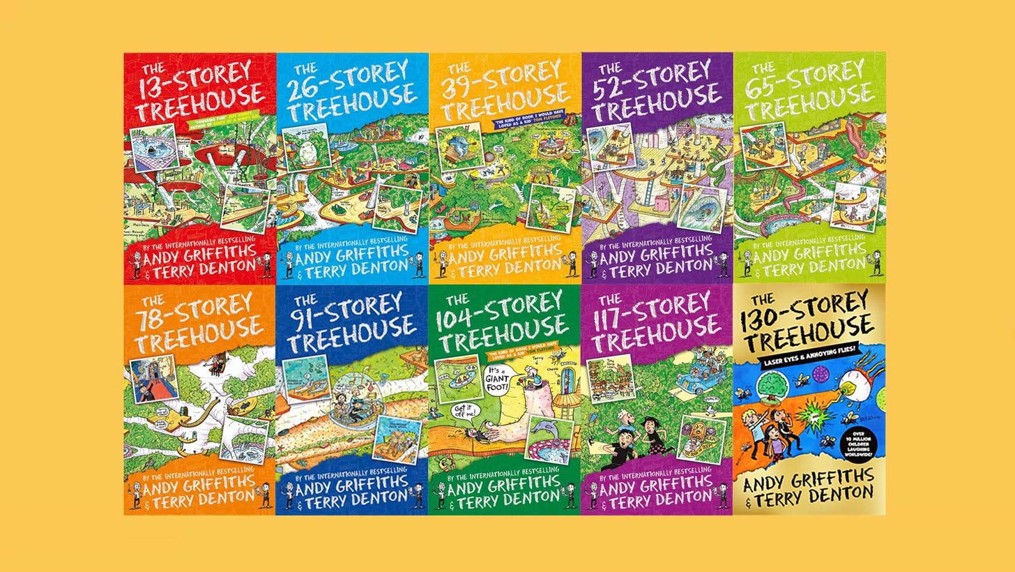 Andy Griffiths and Terry Denton’s Treehouse books and activities Pan